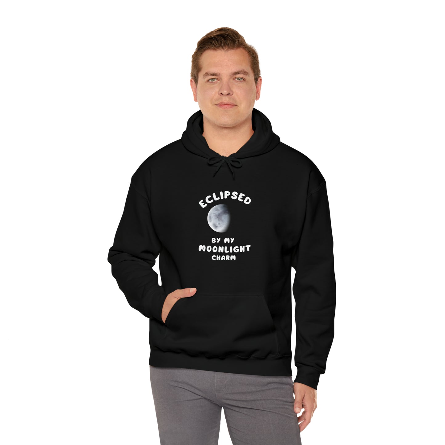 Unisex Hooded Sweatshirt designed with  Halloween Eclipse