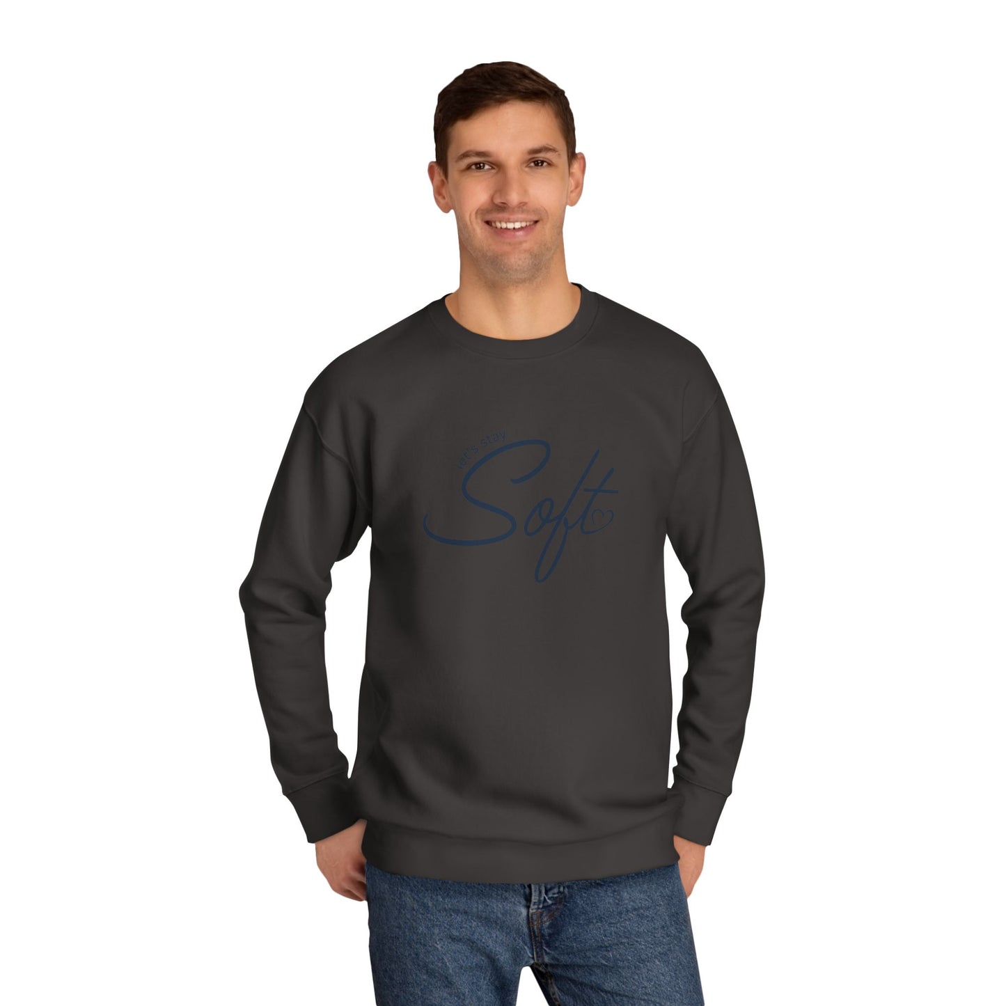 Soft Script Sweatshirt - Cozy Casual Crewneck