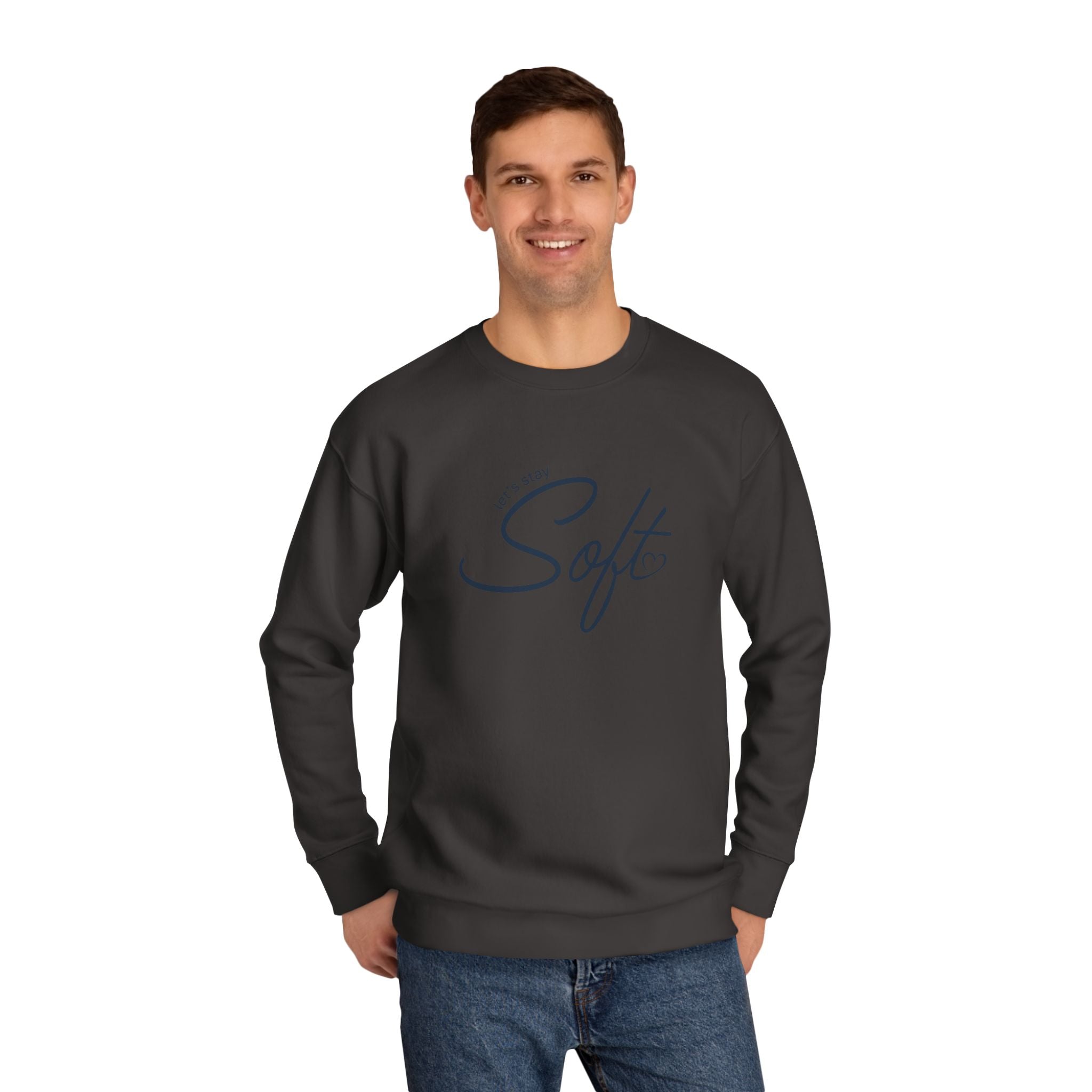 Soft Script Sweatshirt - Cozy Casual Crewneck