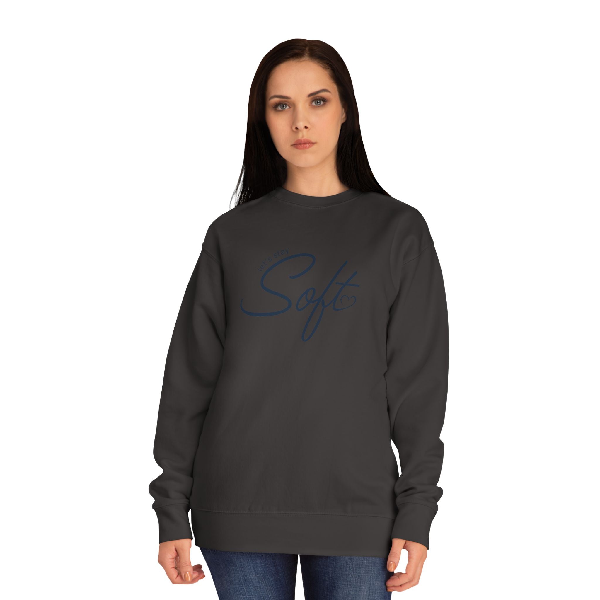 Soft Script Sweatshirt - Cozy Casual Crewneck