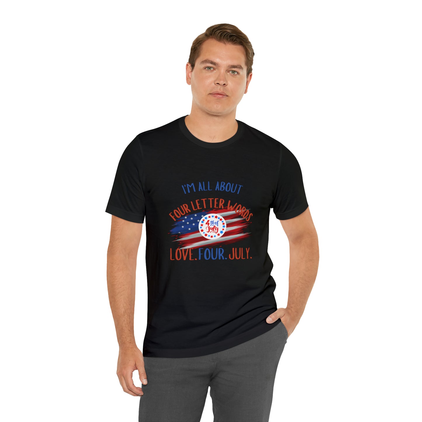 Unisex  Short Sleeve T-shirts for 4th of July summer collection,Fourth of July celebration