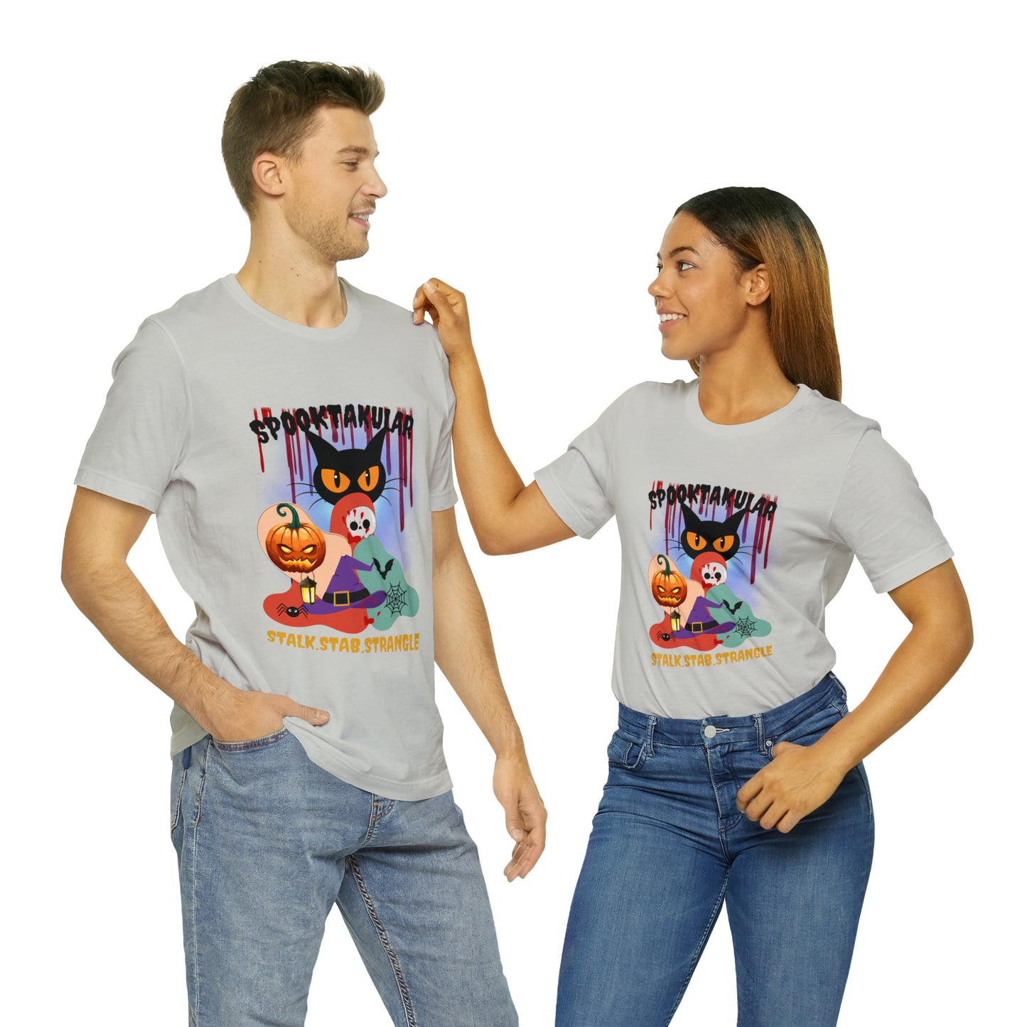 Unisex  Halloween Jersey Short Sleeve Tee