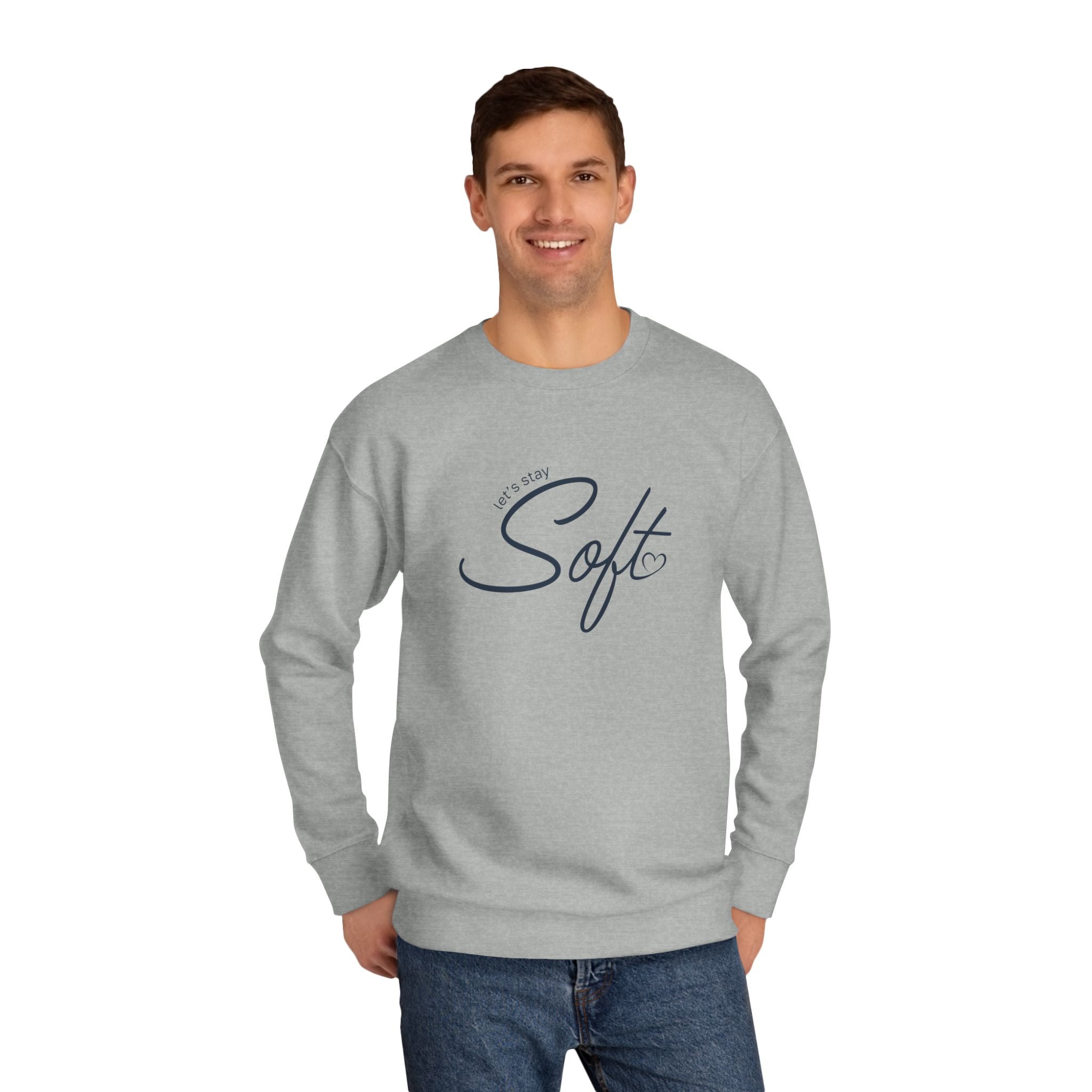 Soft Script Sweatshirt - Cozy Casual Crewneck