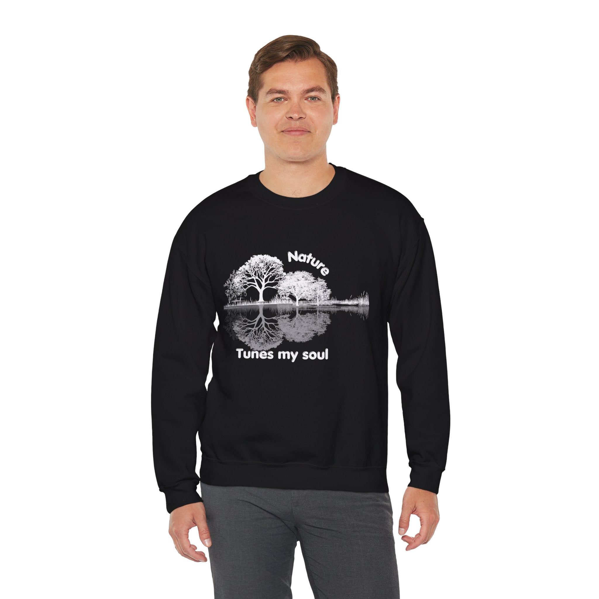 Unisex Crewneck Featured nature Guitar Sweatshirt