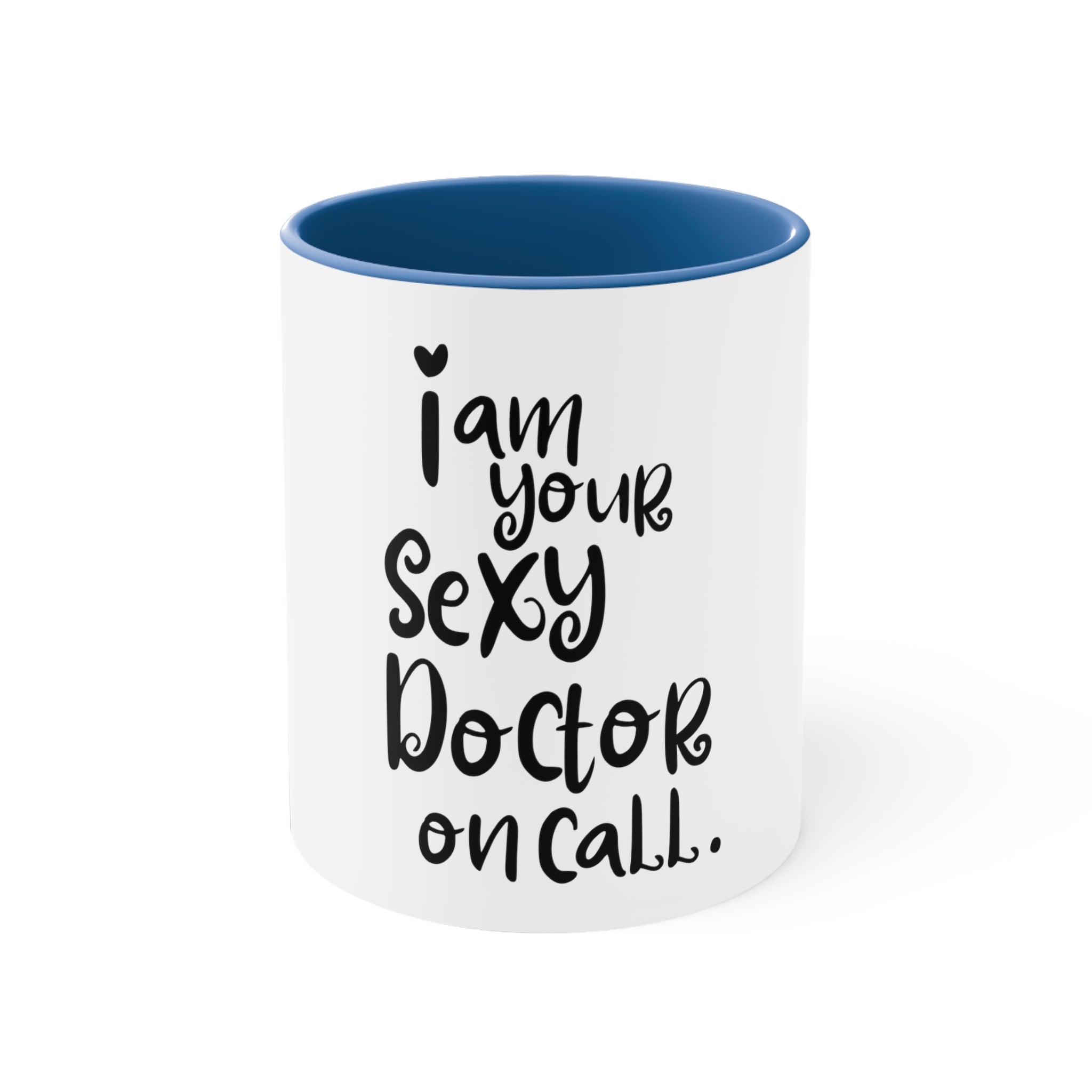 Add a Splash of Color to Any Doctor's Day – Custom Accent Coffee Mug (11oz)