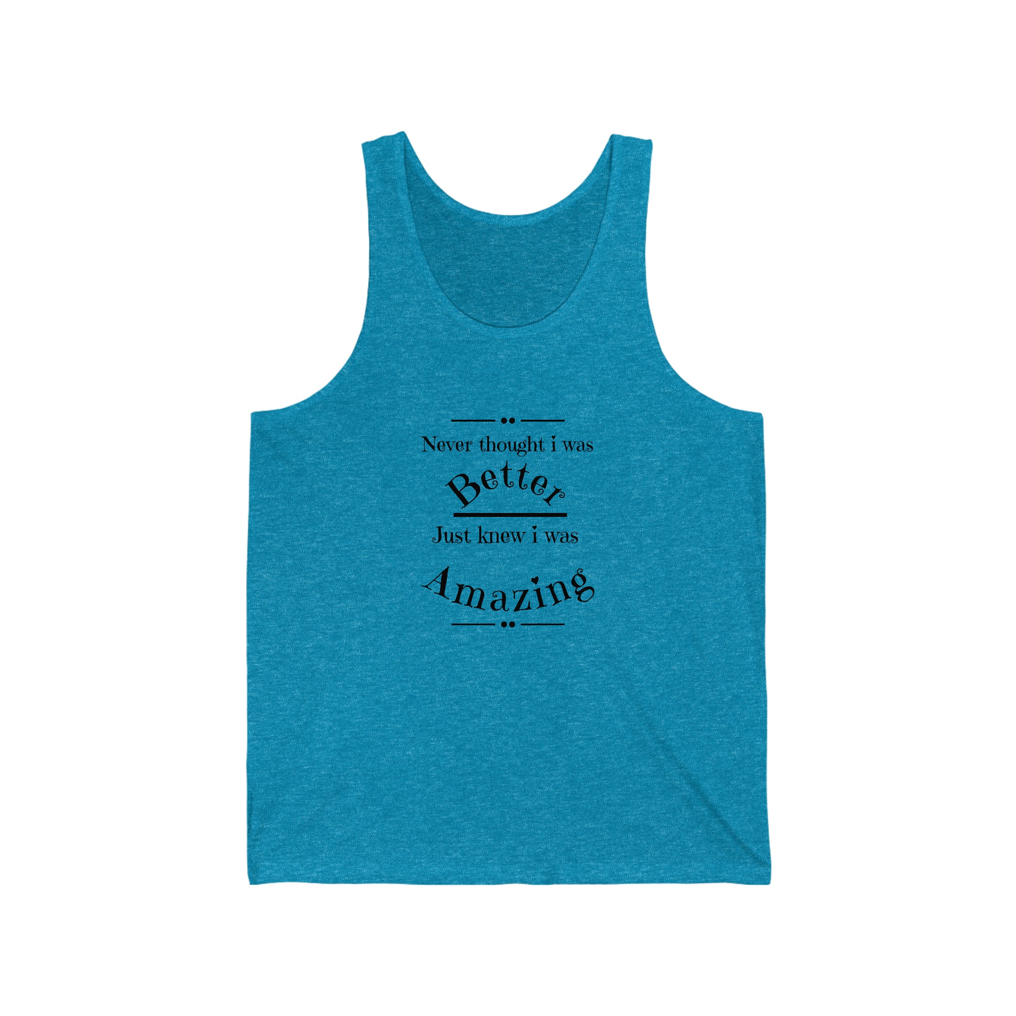 Unisex Jersey Tank top by Printz for Zoey