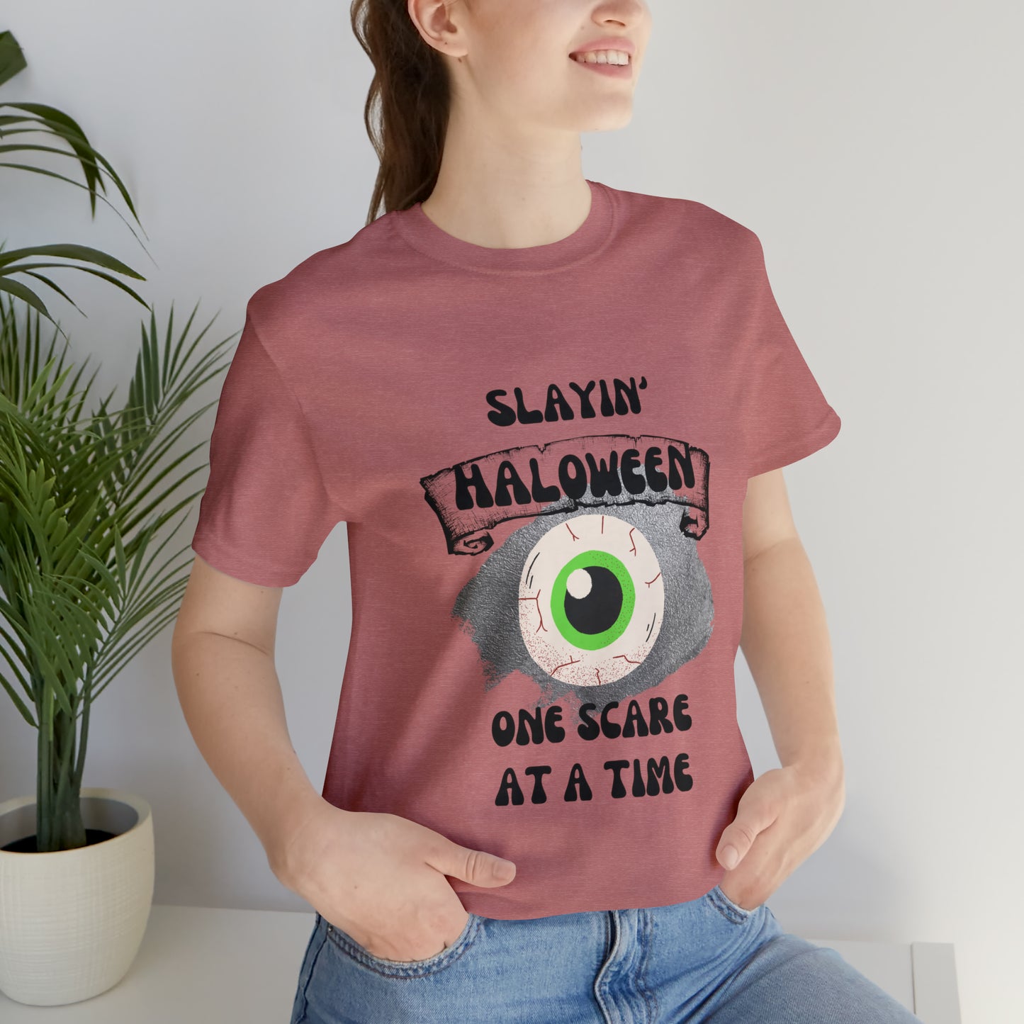 Unisex Slayin Halloween  Short Sleeve Tee