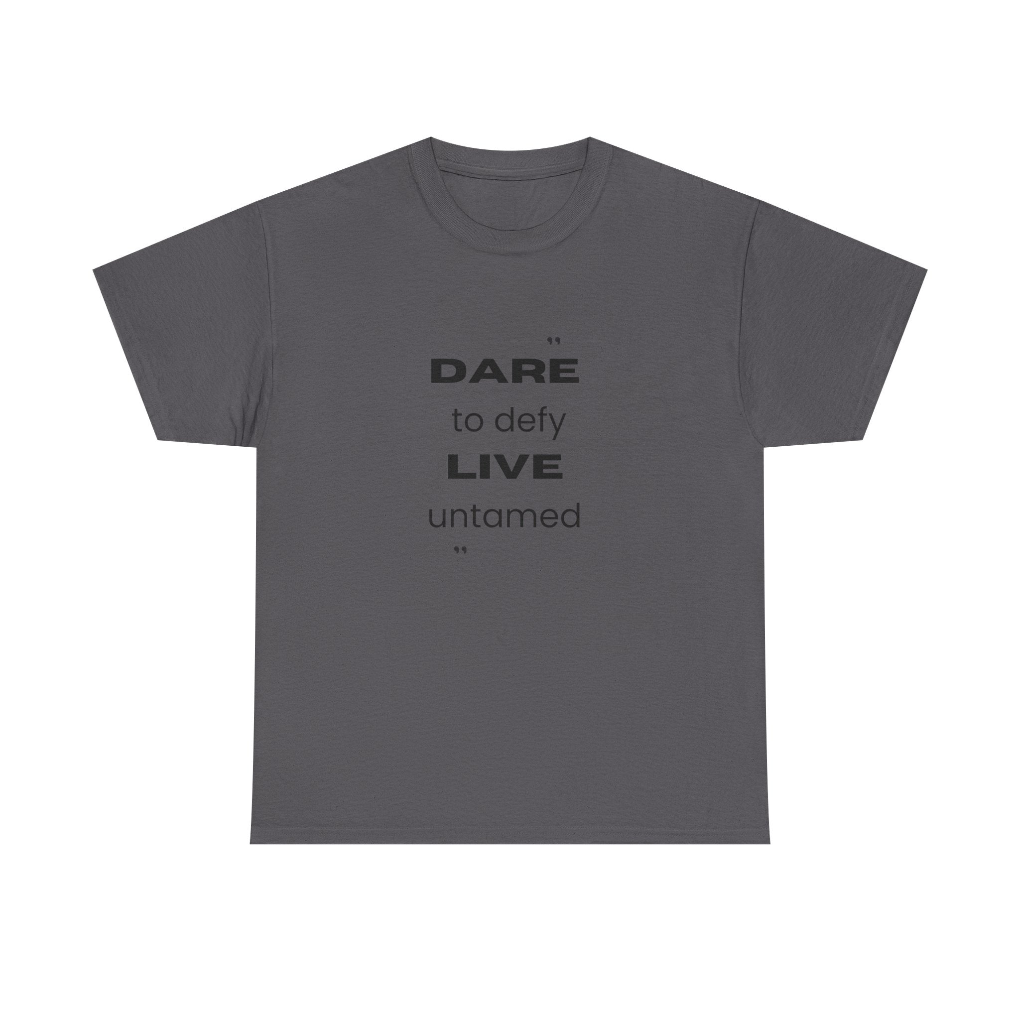 Dare to Defy Unisex Cotton Tee, Inspirational T-Shirt, for all Occasions
