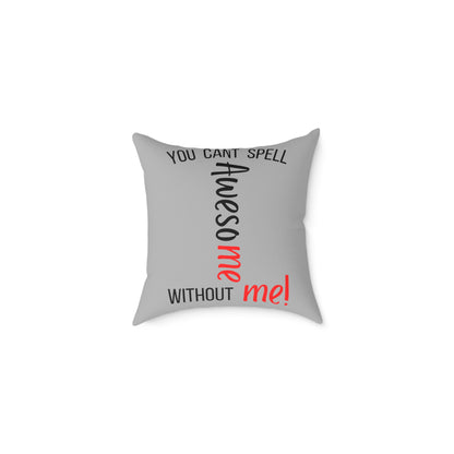 Square Poly Canvas Pillow with Polyester filling