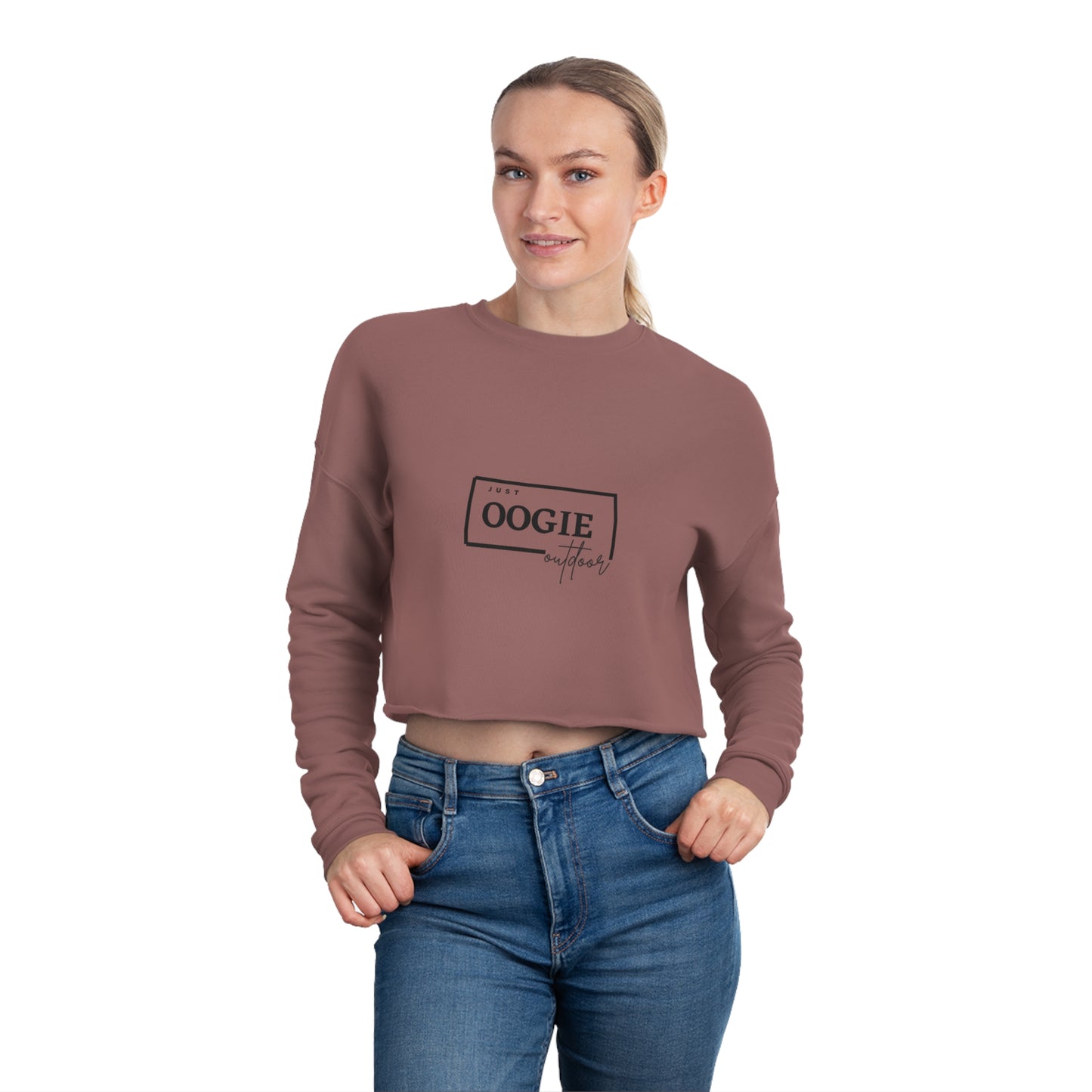 Women's Cropped Sweatshirt, just OOgie Outdoor sportswear