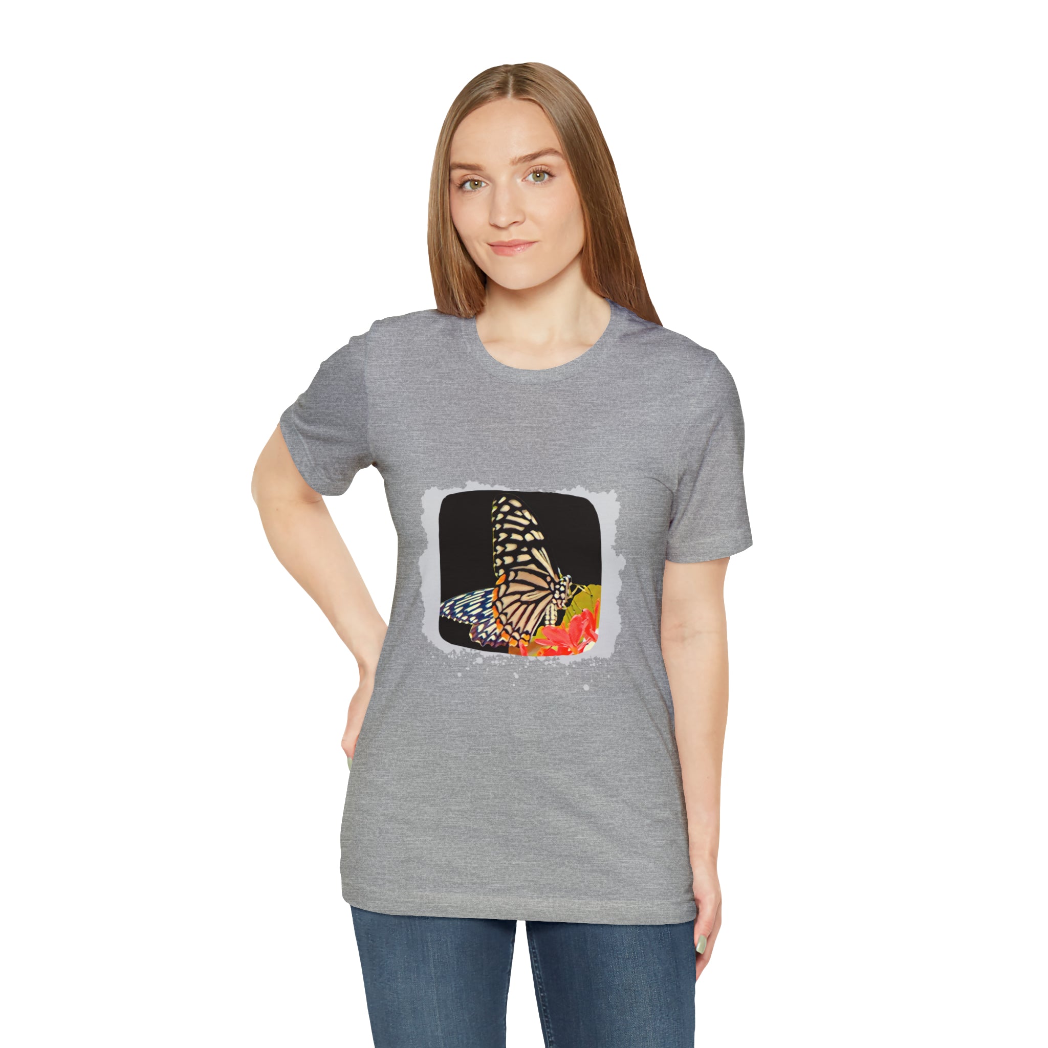 Butterfly Transformation Tee – Trendy Nature-Inspired Summer Vibes