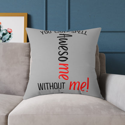 Square Poly Canvas Pillow with Polyester filling