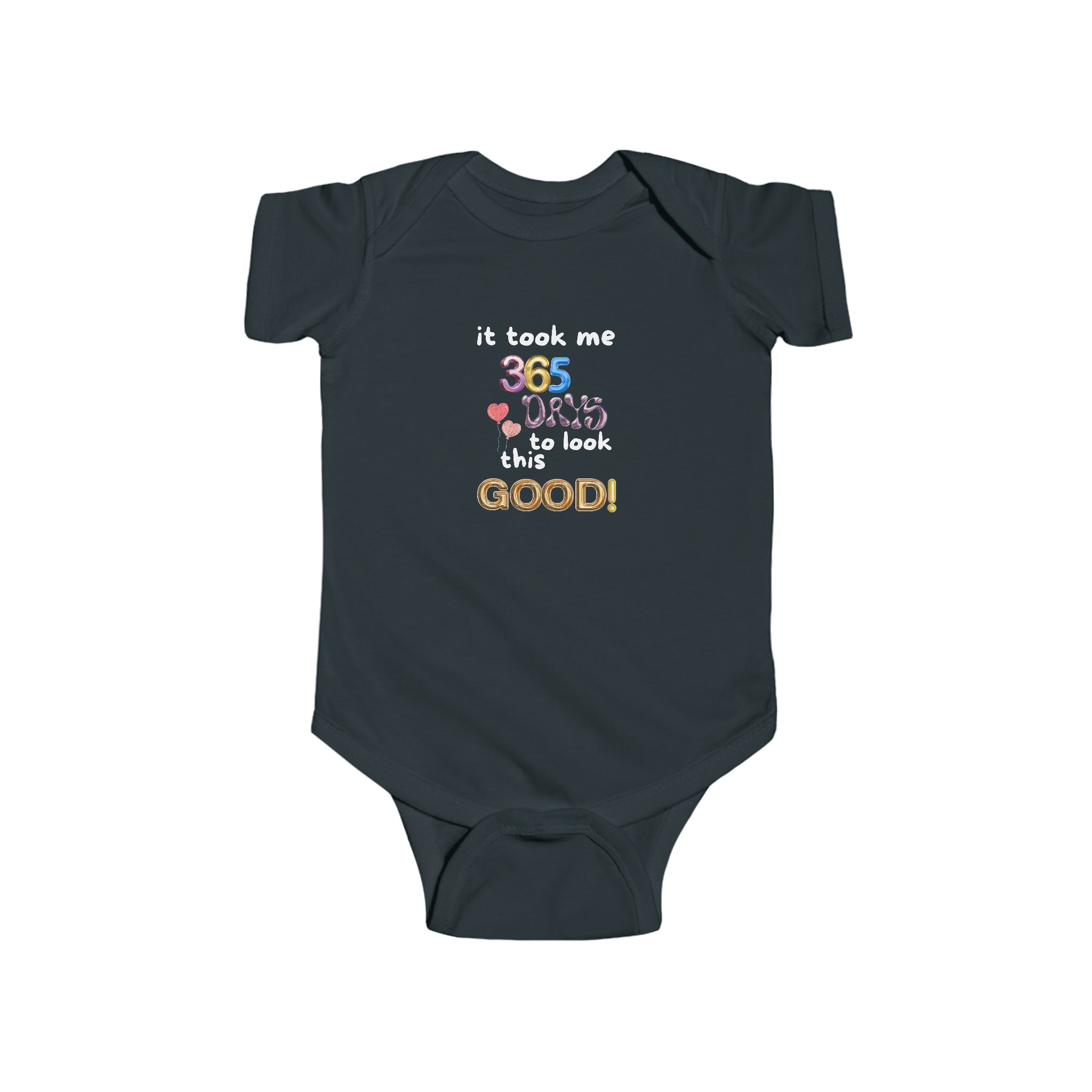 Infant Fine Jersey Birthday Humor Bodysuit