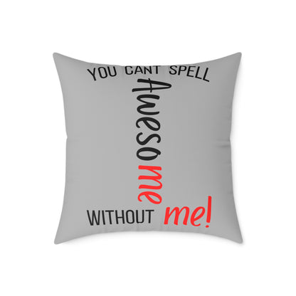 Square Poly Canvas Pillow with Polyester filling