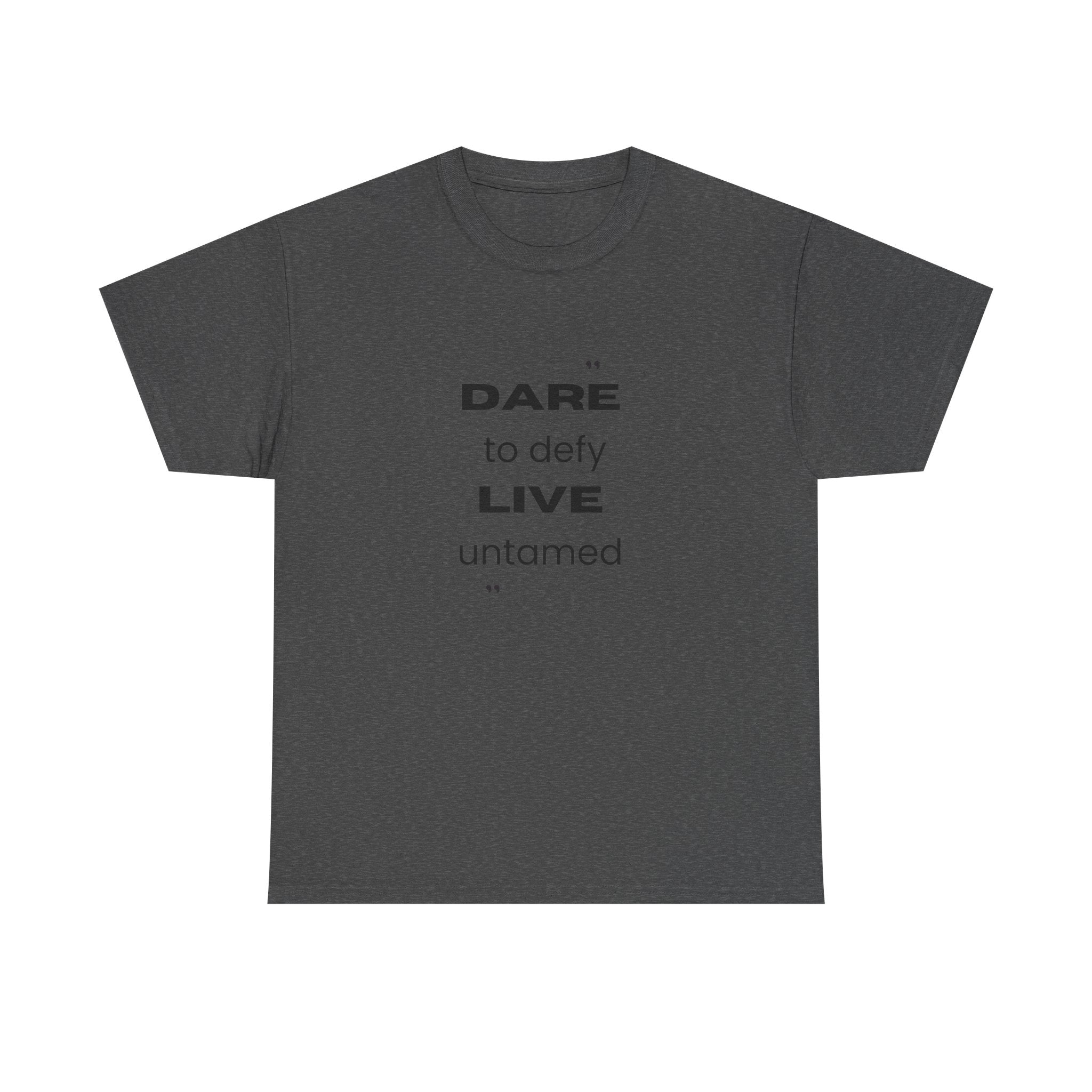 Dare to Defy Unisex Cotton Tee, Inspirational T-Shirt, for all Occasions