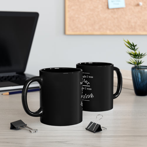 11oz Custom Black Ceramic Mug