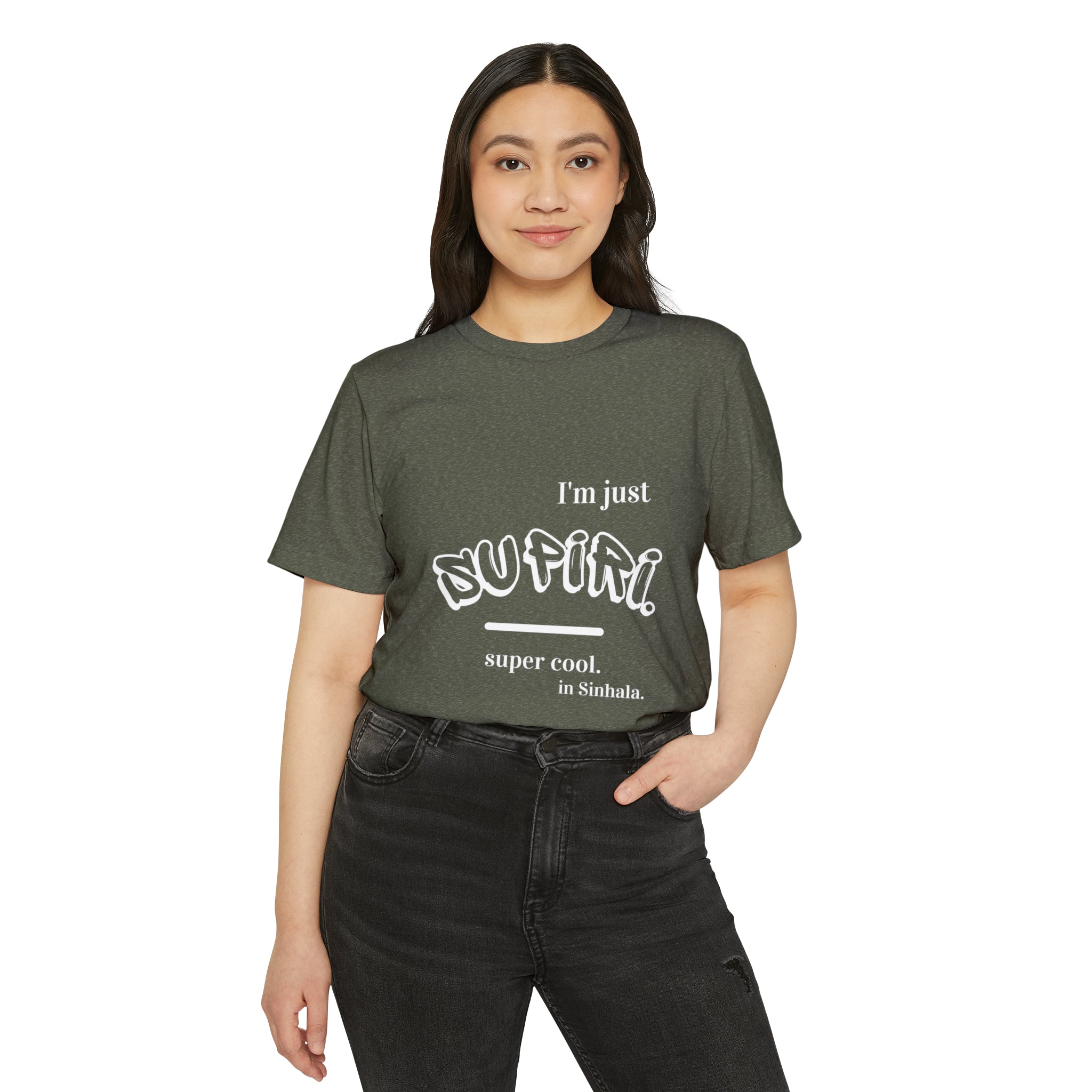 Unisex Recycled Ethnic Slogan Merch T-Shirt