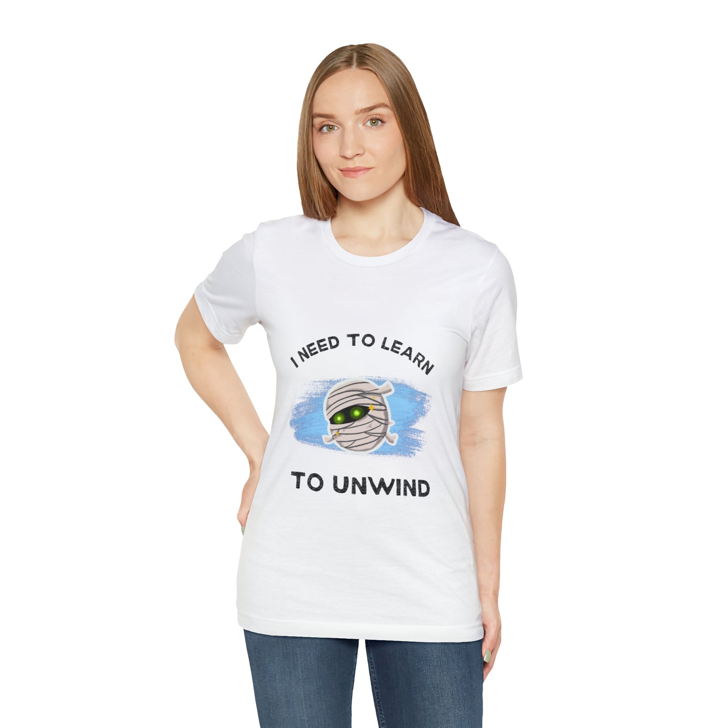 I need to learn to unwind spooktacular halloween Unisex Short Sleeve Tee