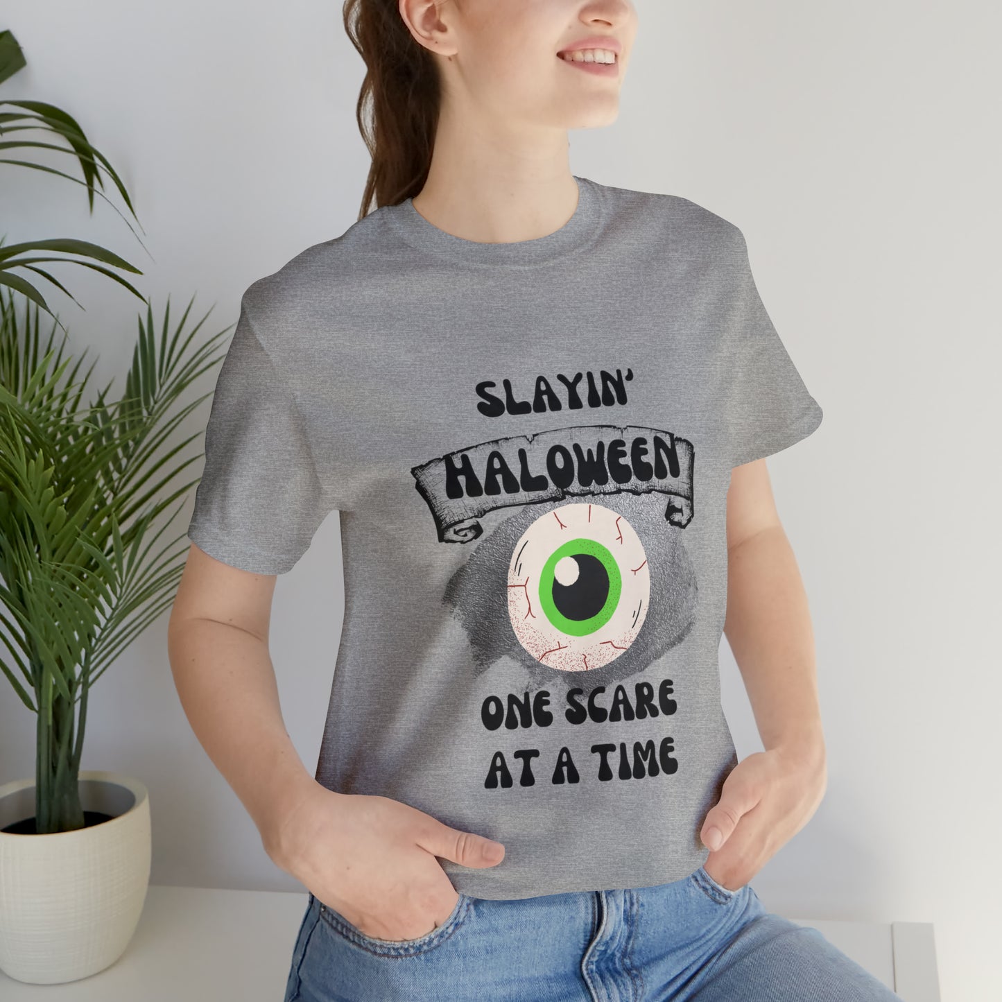 Unisex Slayin Halloween  Short Sleeve Tee