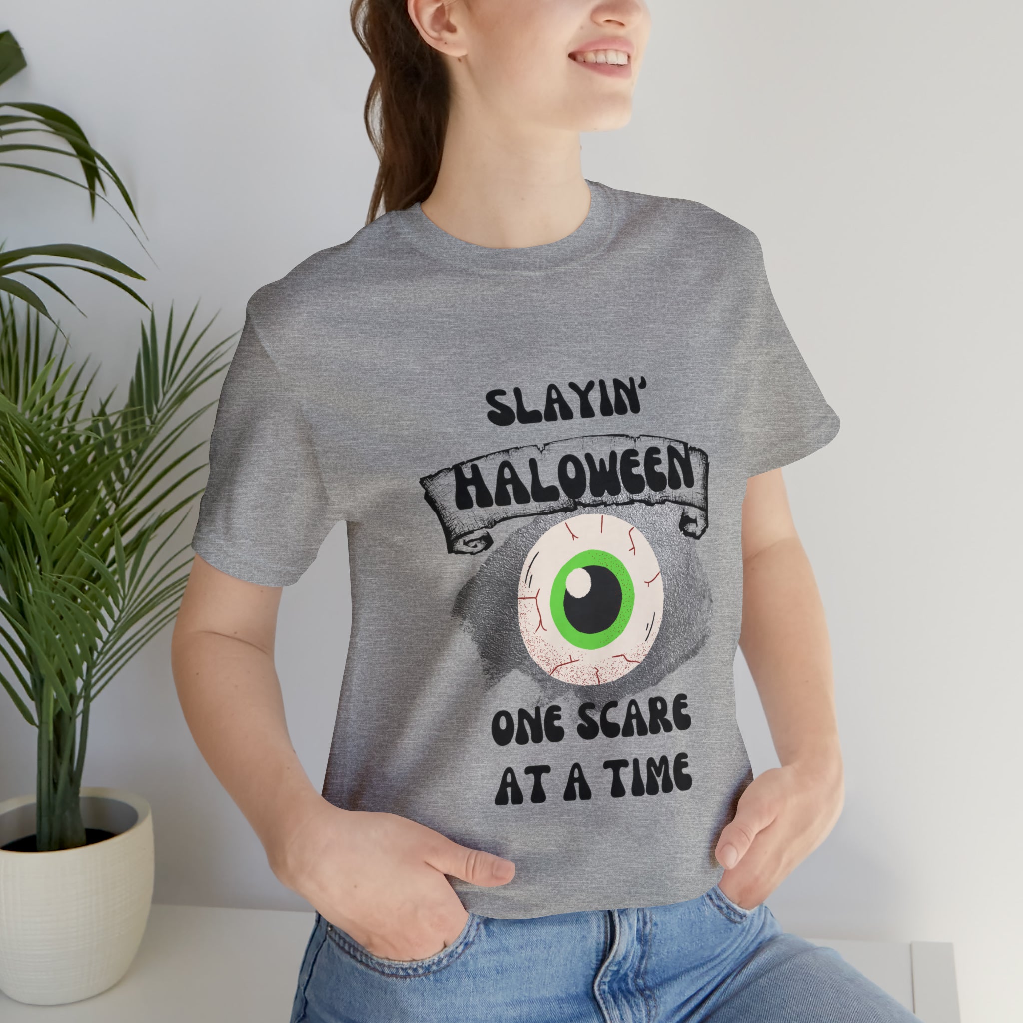 Unisex Slayin' Halloween Short Sleeve Tee