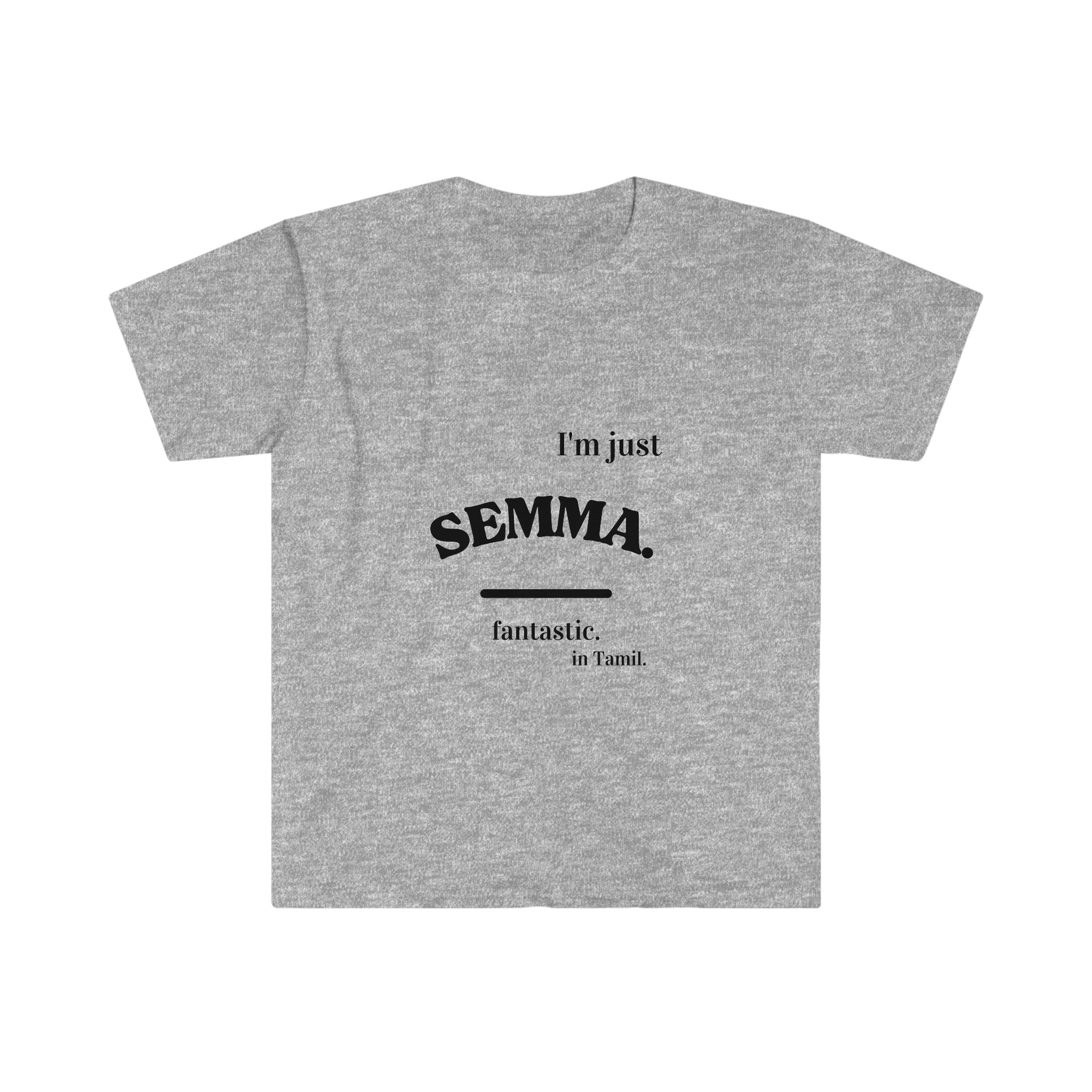 Unisex Soft style Ethnic Slogan Merch T-Shirt