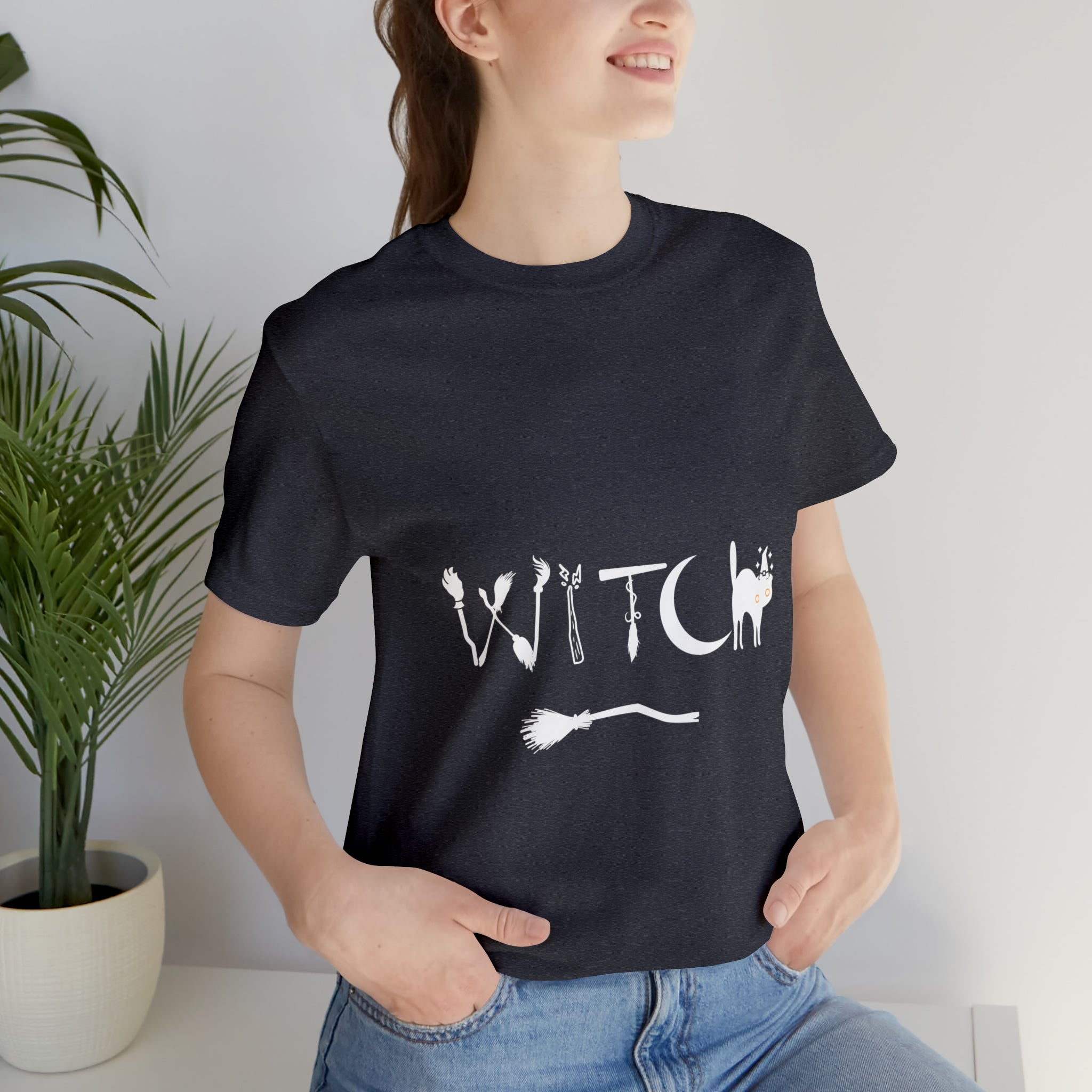 Unisex Witch Jersey Short Sleeve Tee