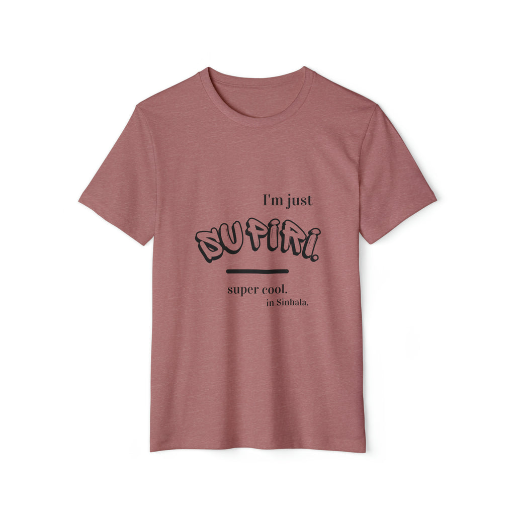 Unisex Recycled Ethnic Slogan Merch T-Shirt