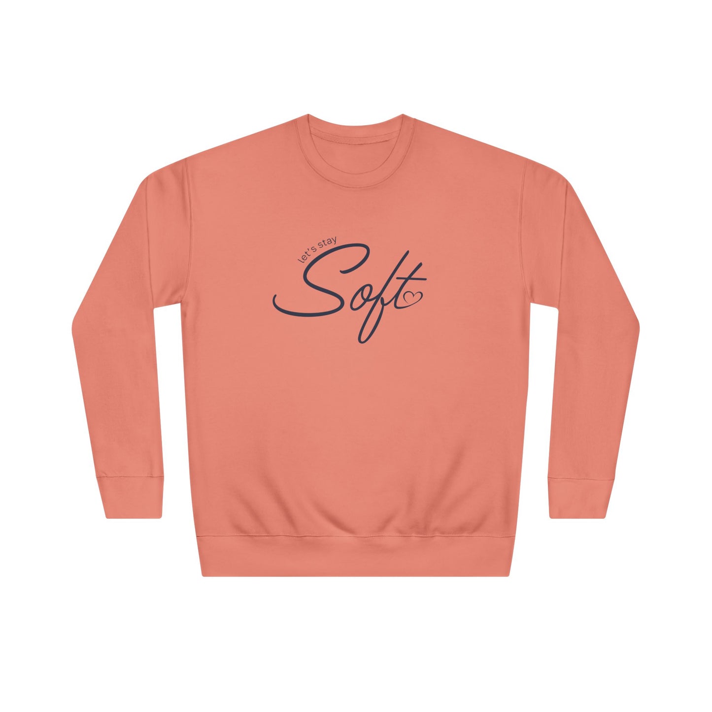 Soft Script Sweatshirt - Cozy Casual Crewneck