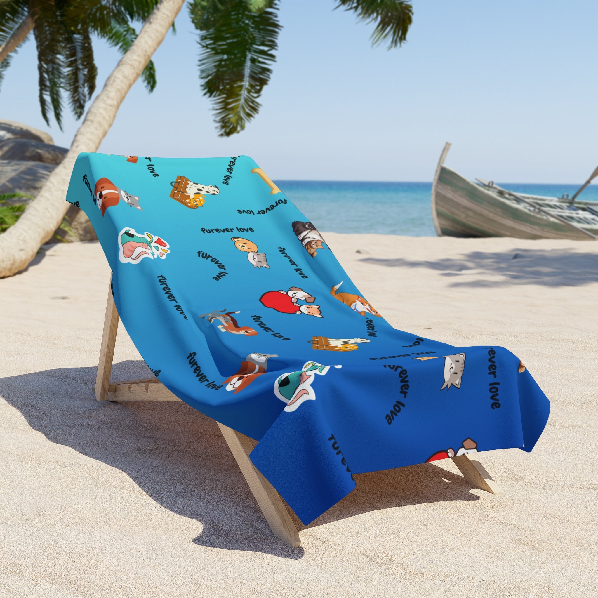 Furever Dog Lover Beach Buddy Towel