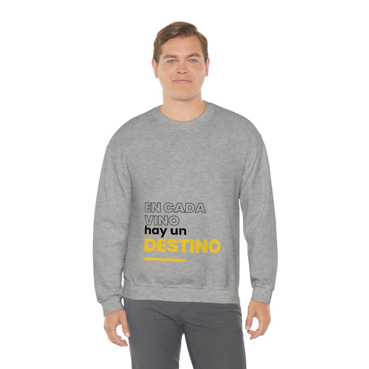 Unisex  Crewneck Sweatshirt, Spanish flair to your wardrobe, witty Spanish slogans