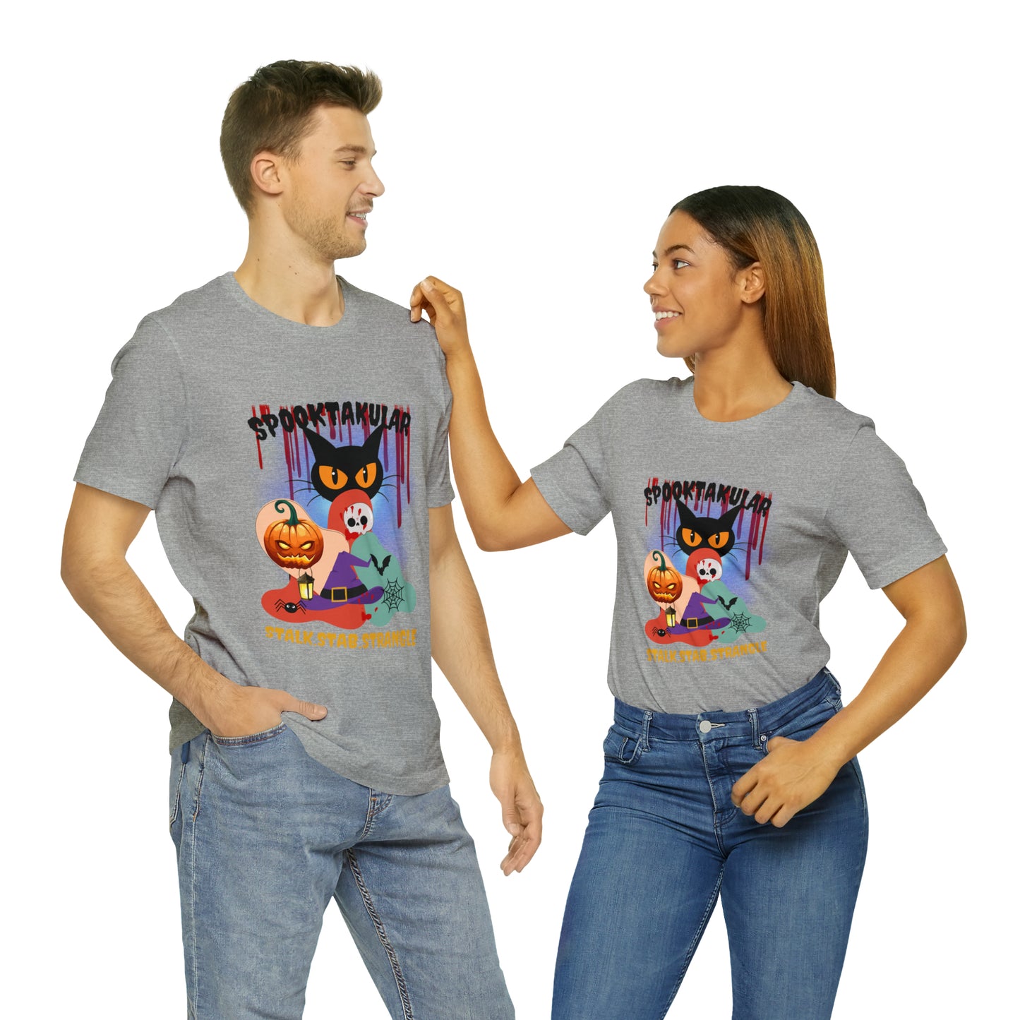 Unisex  Halloween Jersey Short Sleeve Tee