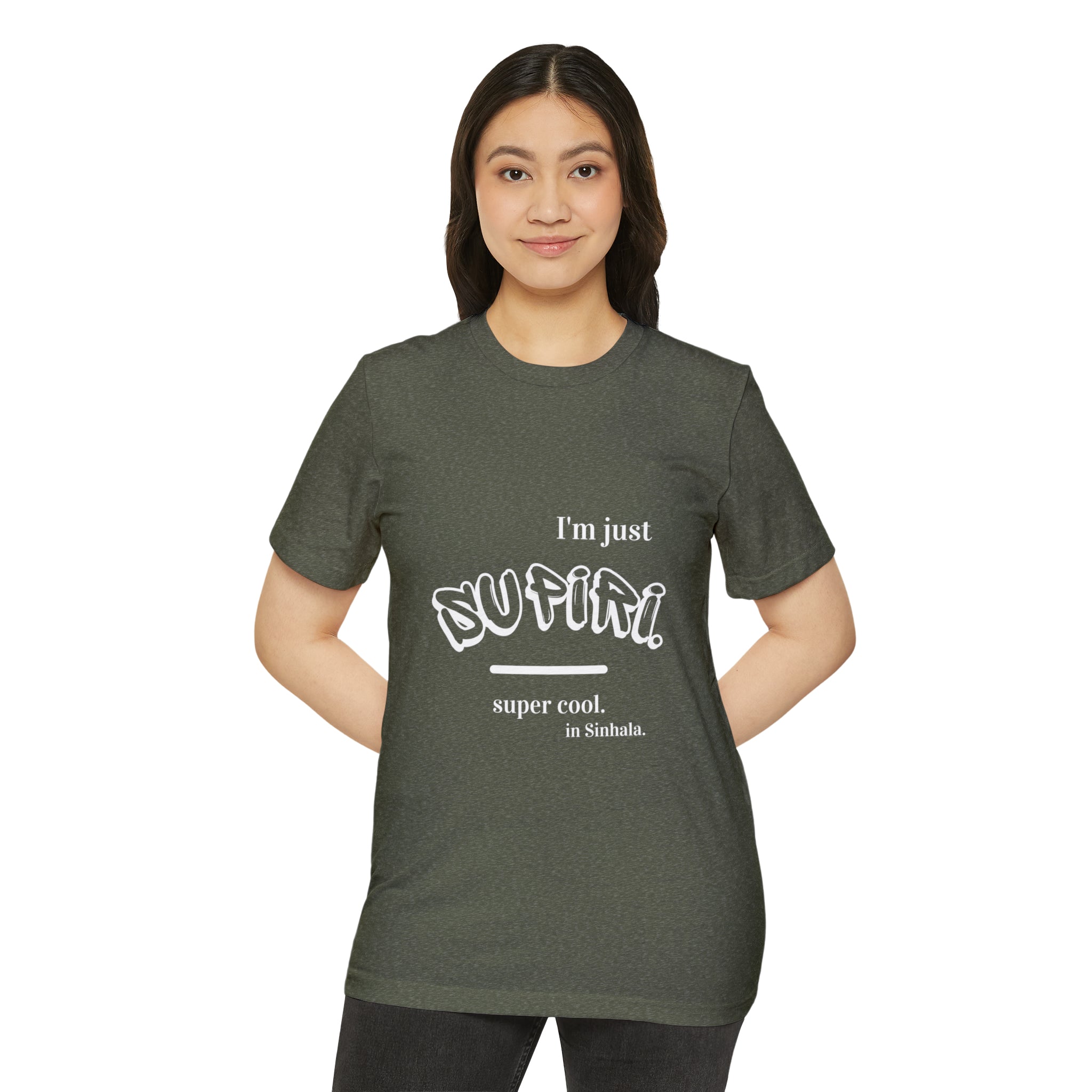 Unisex Recycled Ethnic Slogan Merch T-Shirt
