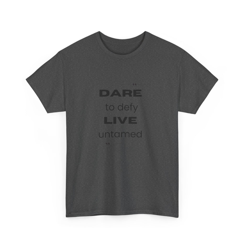 Dare to Defy Unisex Cotton Tee, Inspirational T-Shirt, for all Occasions