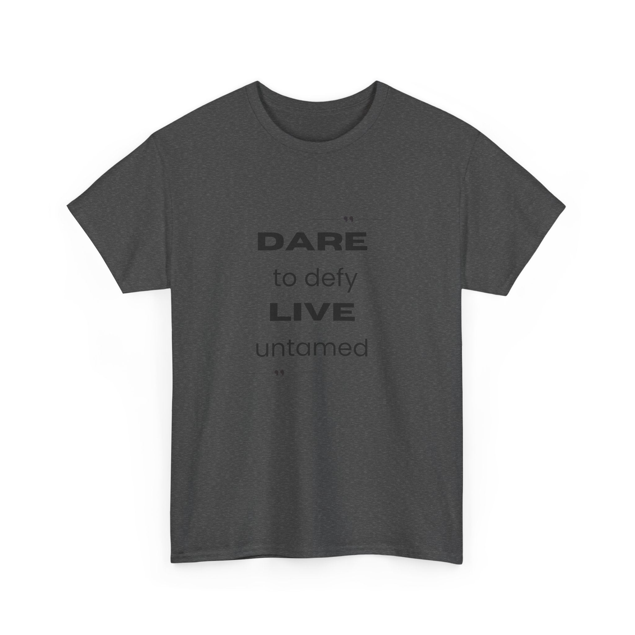Dare to Defy Unisex Cotton Tee, Inspirational T-Shirt, for all Occasions
