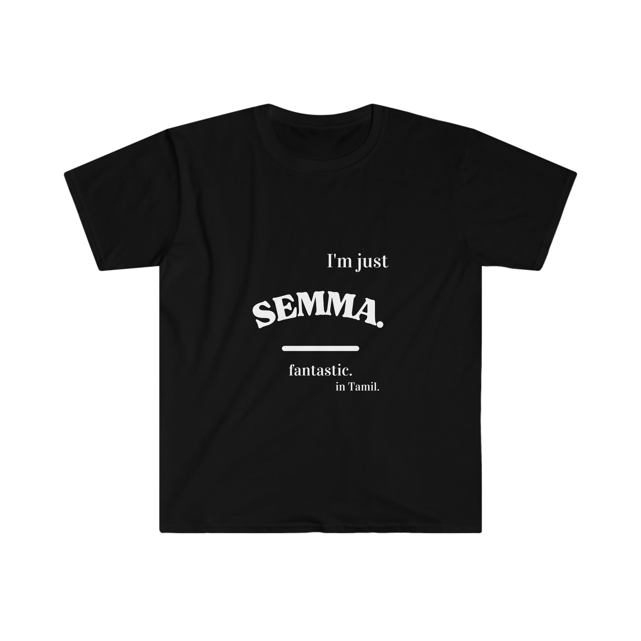 Unisex Soft style Ethnic Slogan Merch T-Shirt