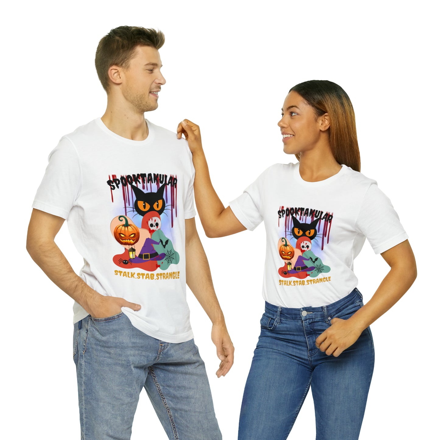 Unisex  Halloween Jersey Short Sleeve Tee