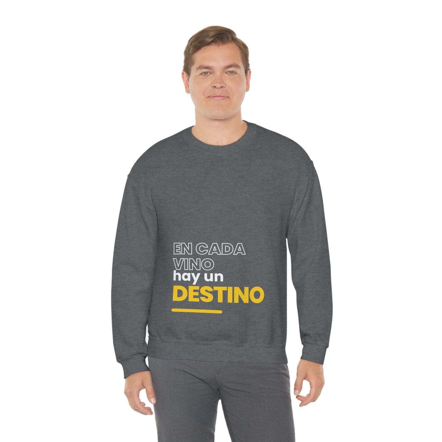 Unisex  Crewneck Sweatshirt, Spanish flair to your wardrobe, witty Spanish slogans