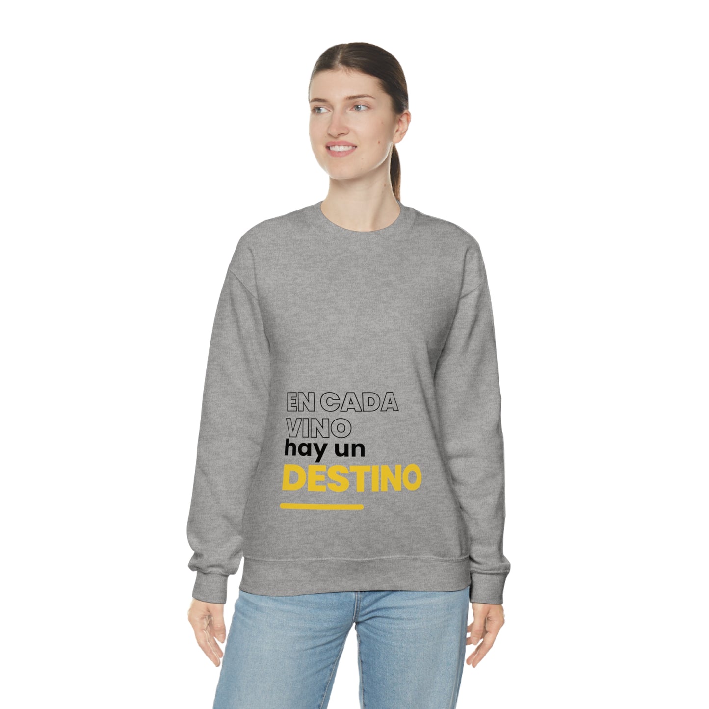 Unisex  Crewneck Sweatshirt, Spanish flair to your wardrobe, witty Spanish slogans