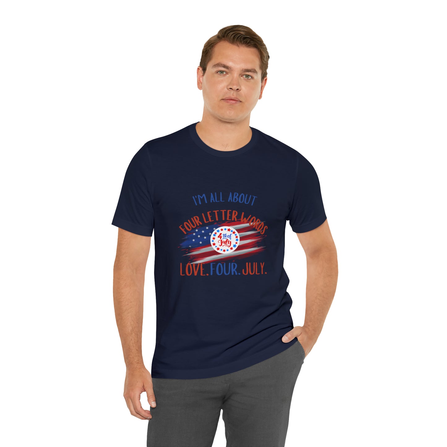 Unisex  Short Sleeve T-shirts for 4th of July summer collection,Fourth of July celebration