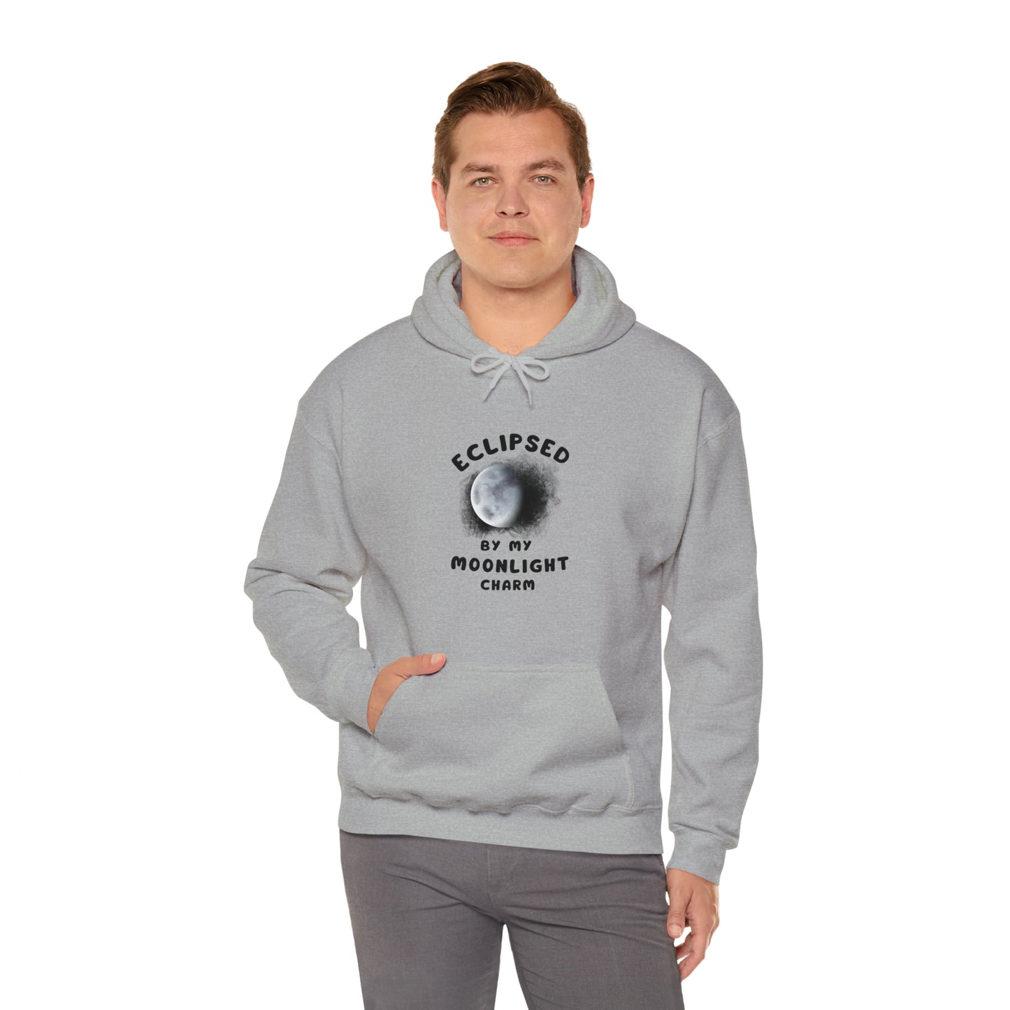 Unisex Hooded Sweatshirt designed with  Halloween Eclipse