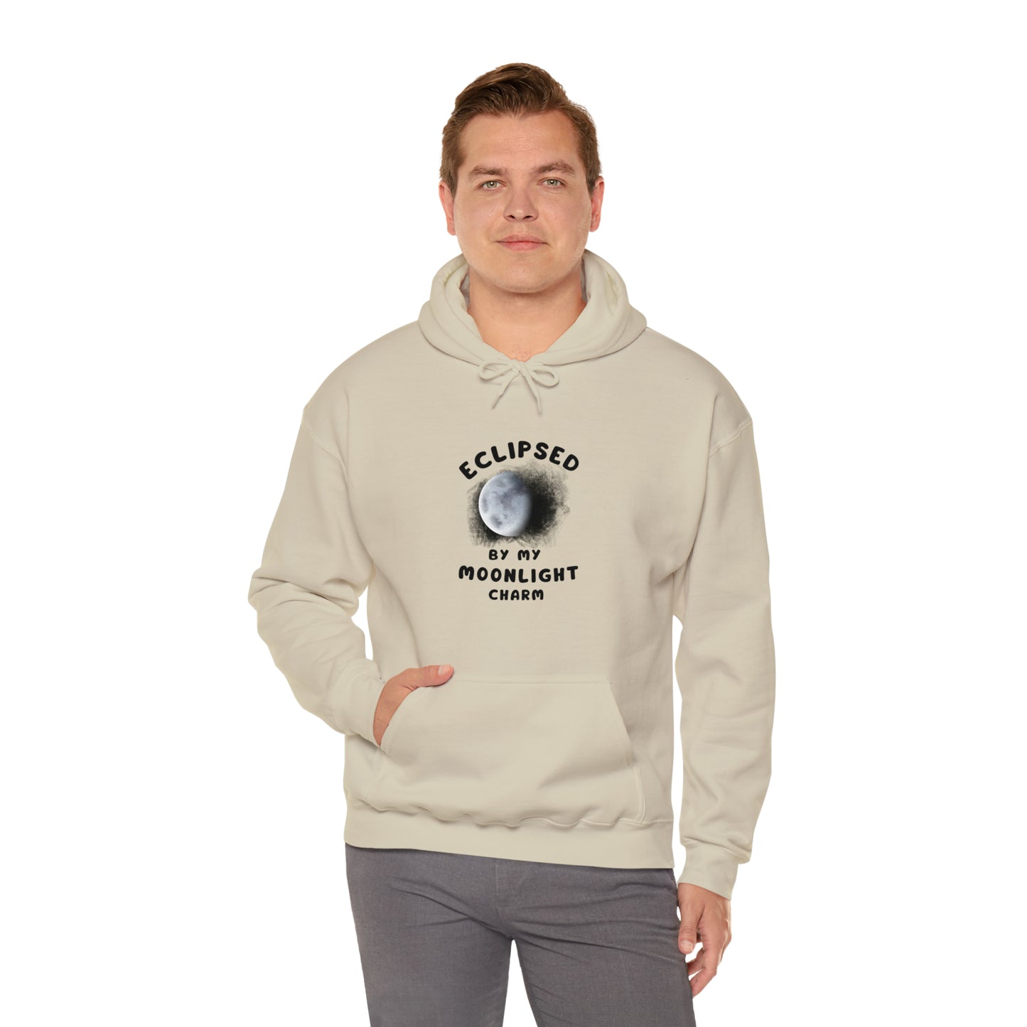 Unisex Hooded Sweatshirt designed with  Halloween Eclipse