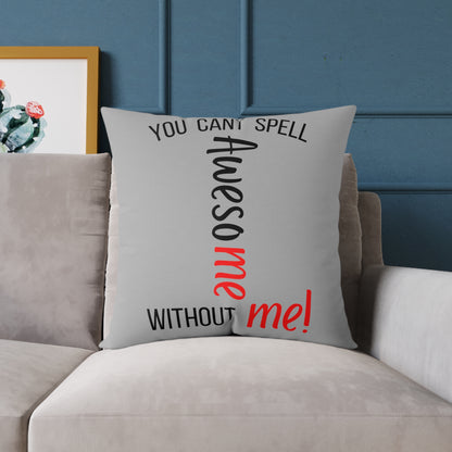 Square Poly Canvas Pillow with Polyester filling