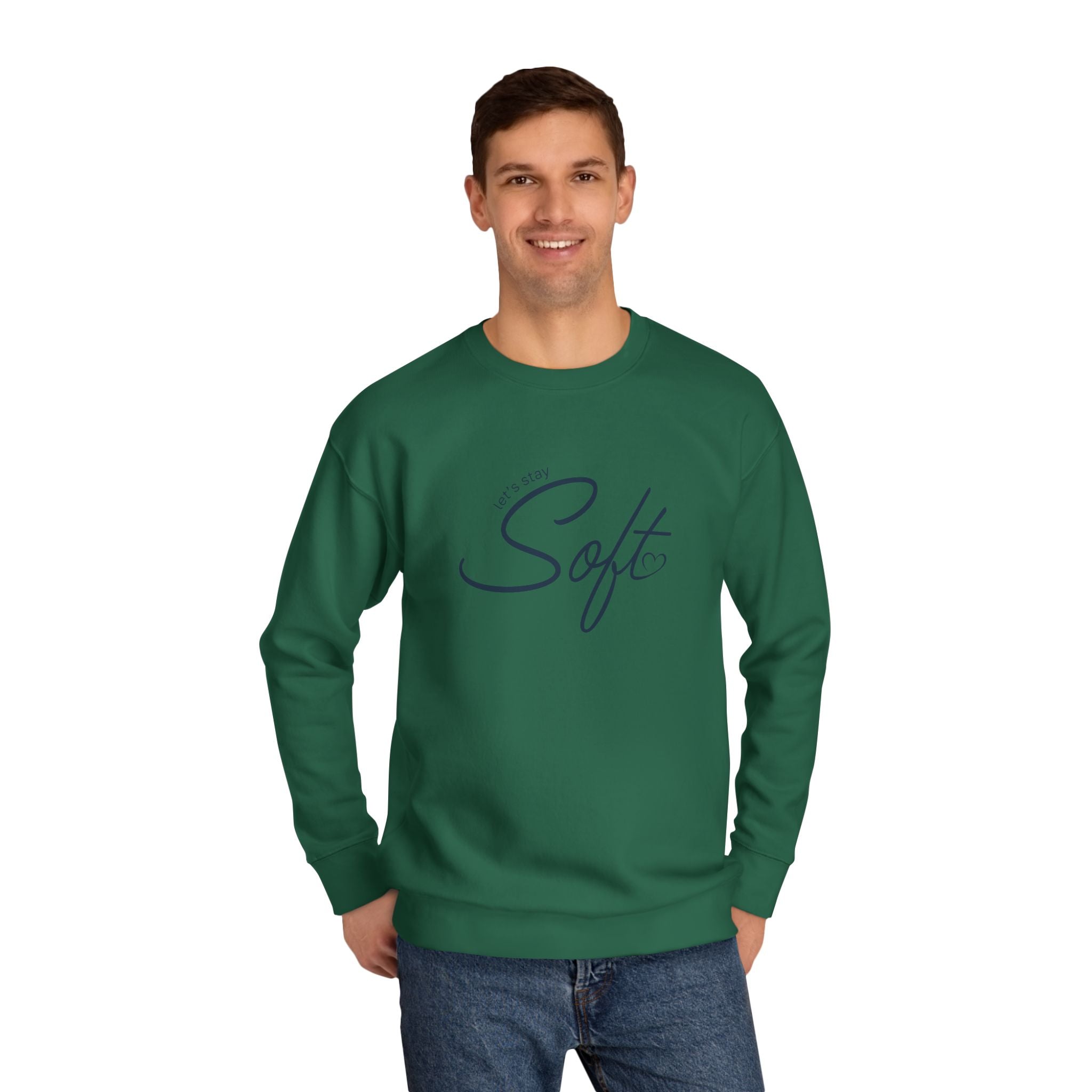 Soft Script Sweatshirt - Cozy Casual Crewneck