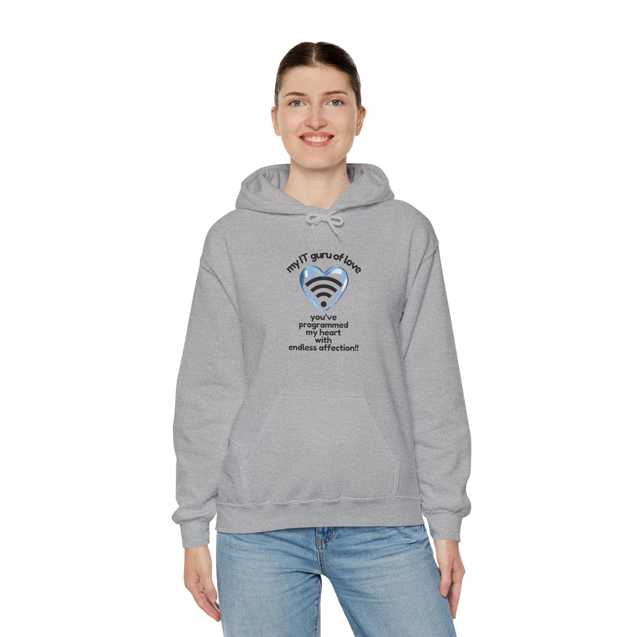 My IT Guru of Love Unisex Hooded Sweatshirt