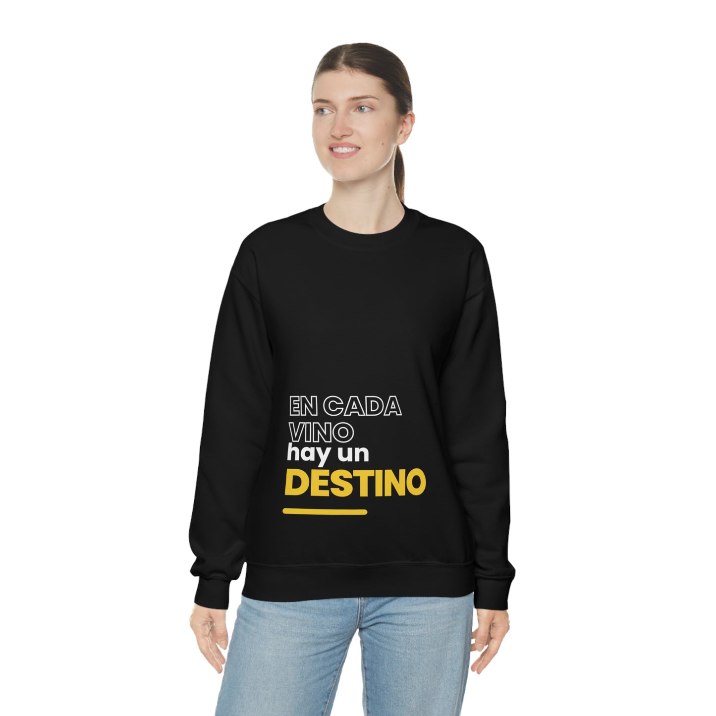 Unisex  Crewneck Sweatshirt, Spanish flair to your wardrobe, witty Spanish slogans