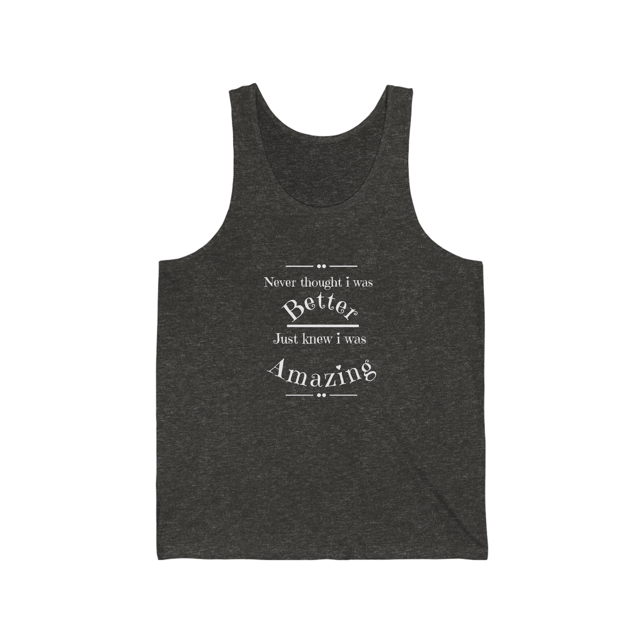 Unisex Jersey Tank top by Printz for Zoey