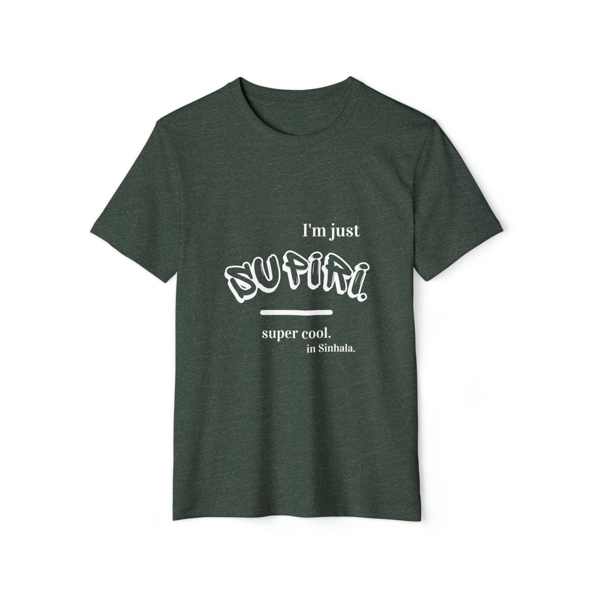 Unisex Recycled Ethnic Slogan Merch T-Shirt