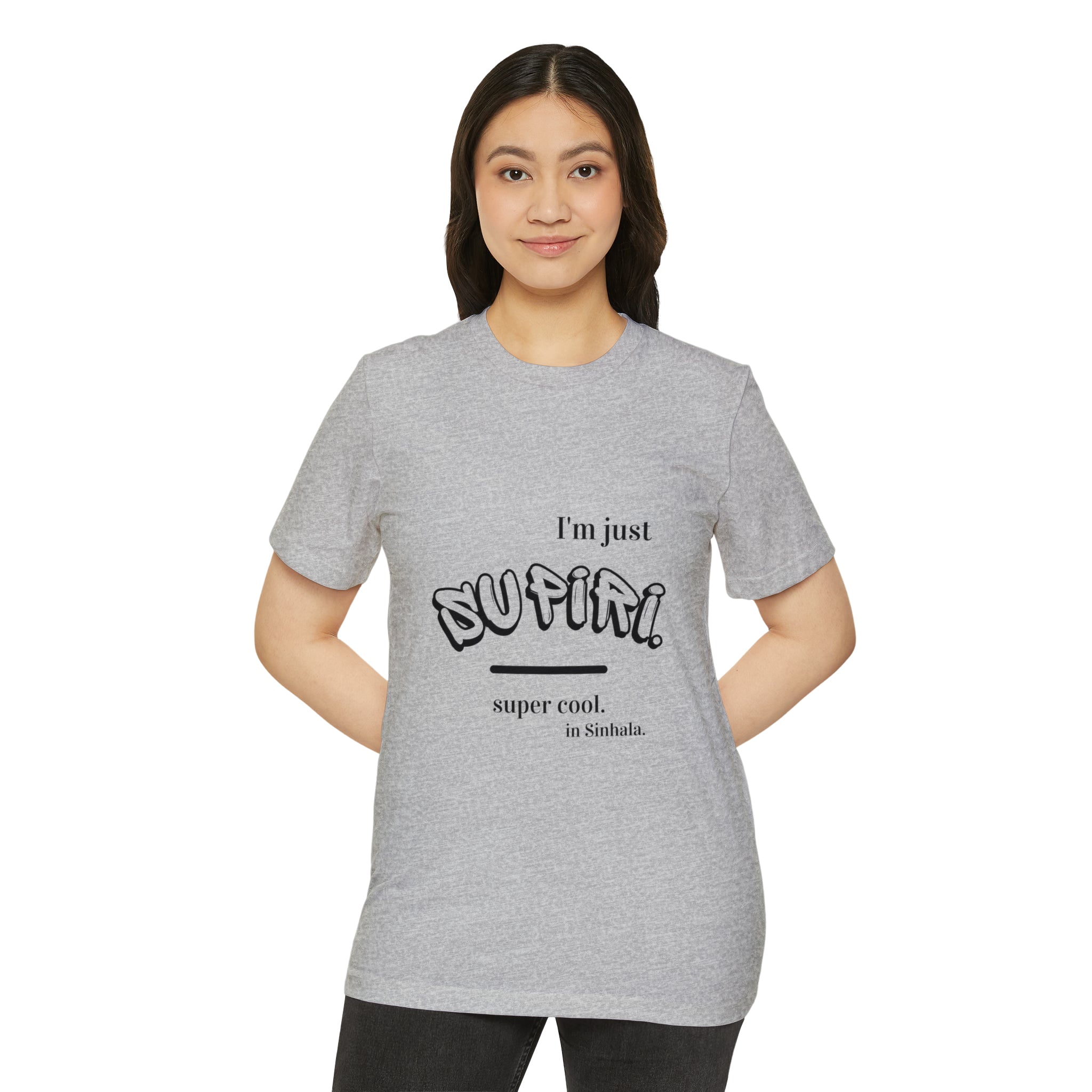 Unisex Recycled Ethnic Slogan Merch T-Shirt