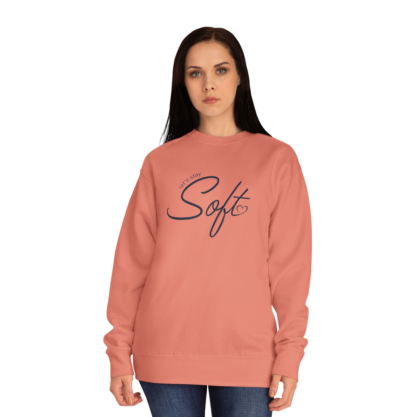 Soft Script Sweatshirt - Cozy Casual Crewneck
