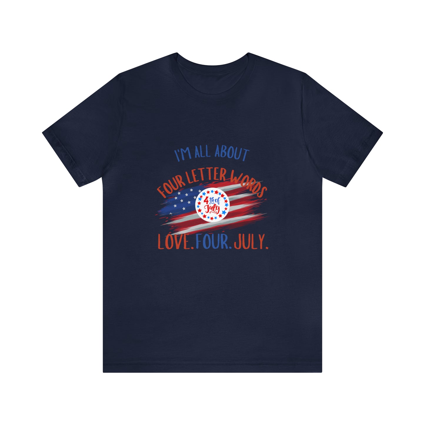 Unisex  Short Sleeve T-shirts for 4th of July summer collection,Fourth of July celebration